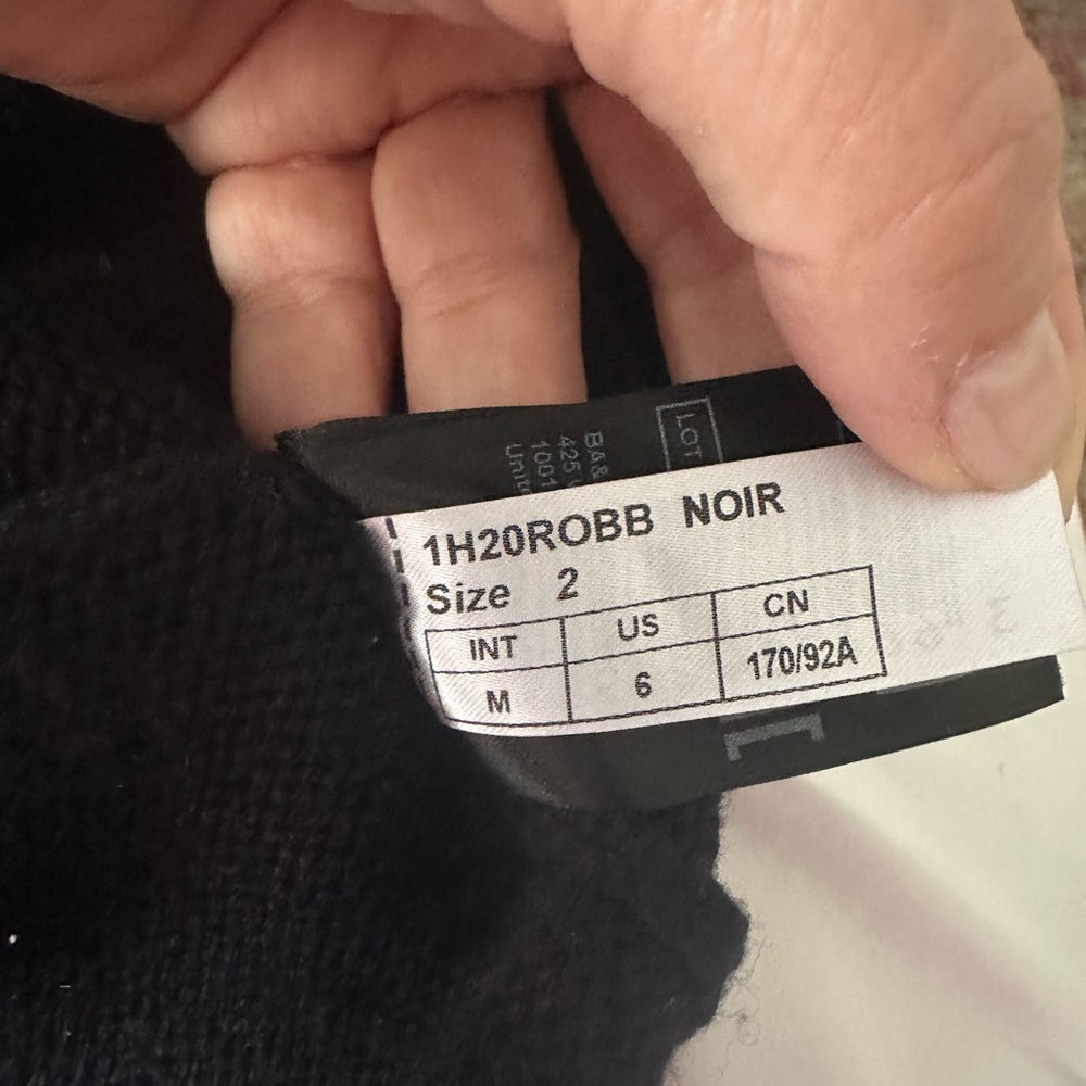 ba&sh Deep black V-Neck Sweater - Picture 12 of 12